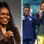 Michelle Obama Weighs In On Simone Biles And Jordan Chiles Bowing To Rebeca Andrade A Day After An NFL Star Trashed It