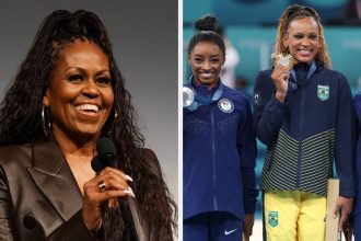 Michelle Obama Weighs In On Simone Biles And Jordan Chiles Bowing To Rebeca Andrade A Day After An NFL Star Trashed It