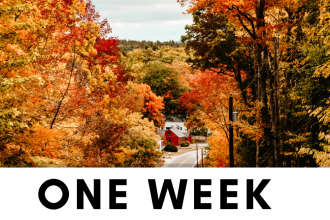 Final One Week Fall Foliage Itinerary for New England